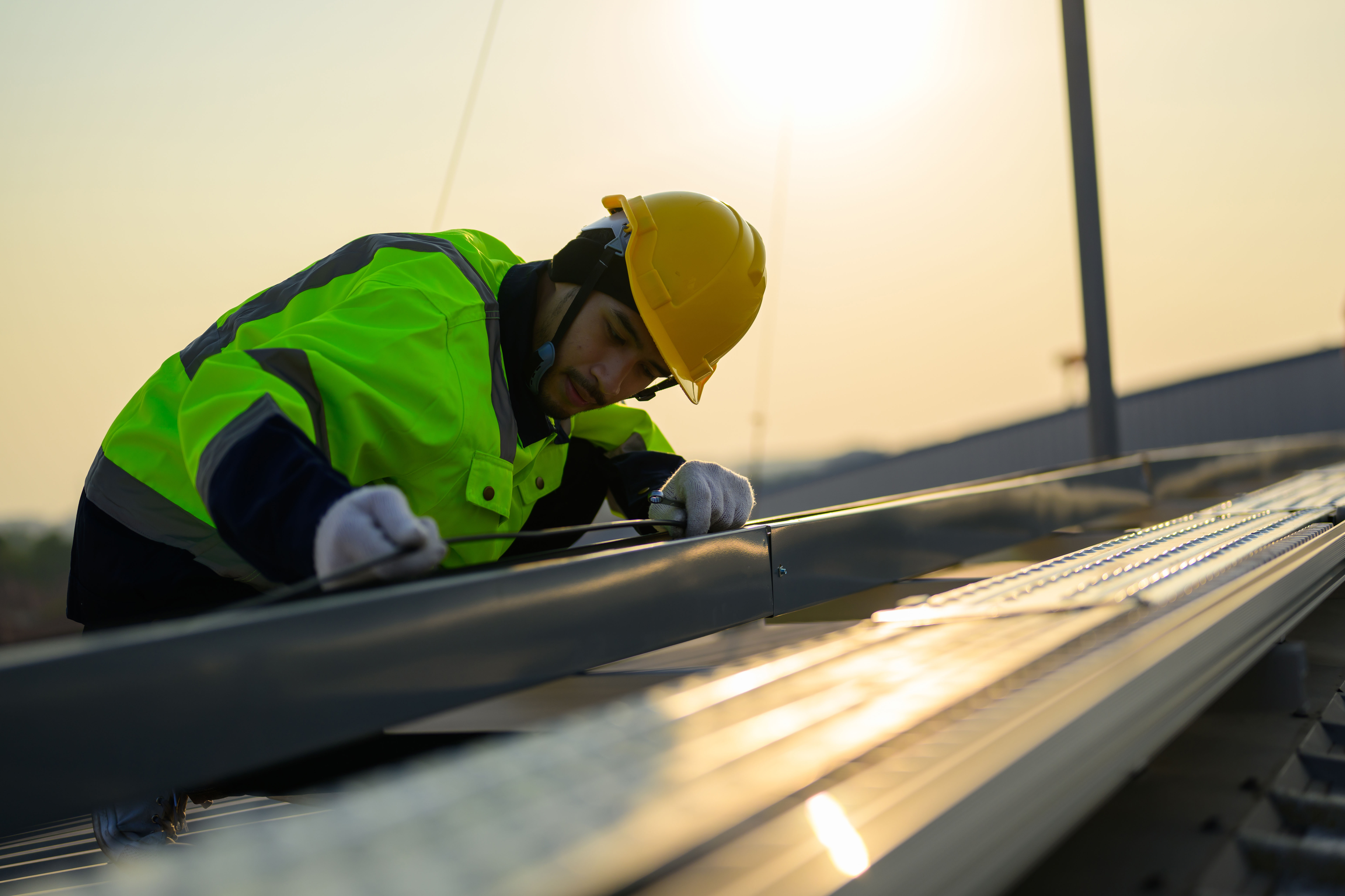 Supervisor reviewing a project schedule